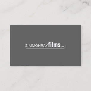 Professionell Film Maker, Director-Affärskort Visitkort
