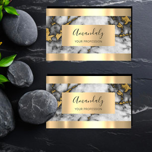 Professionell Finance Investment Marble Guld VIP Visitkort
