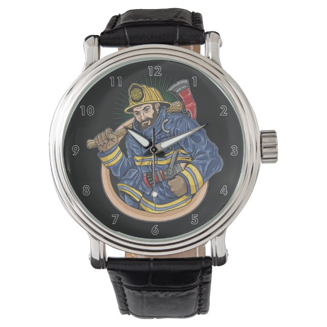Professionell Firefighter Armbandsur (Framsida)