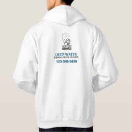 Professionell fiskeguidetjänst hoodie