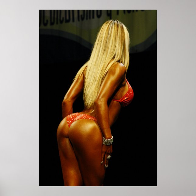 Professionell Fitness Female Poster (Framsidan)
