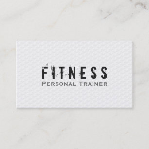 Professionell Fitness Personal Trainer Helt enkelt Visitkort