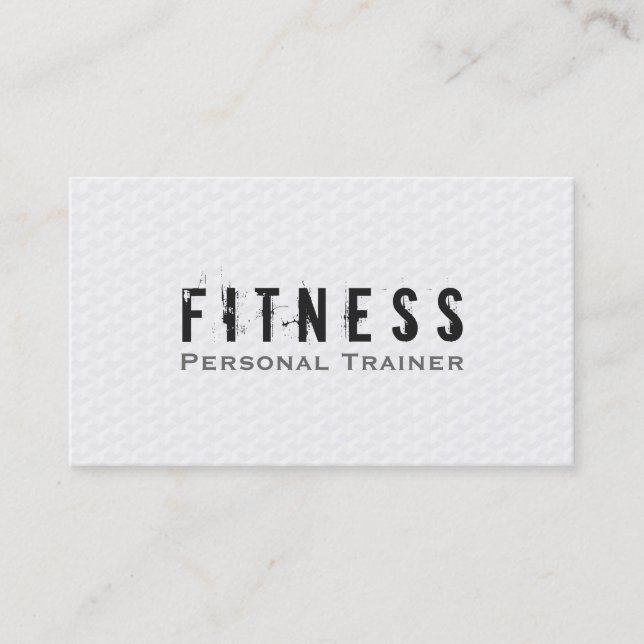 Professionell Fitness Personal Trainer Helt enkelt Visitkort (Framsida)