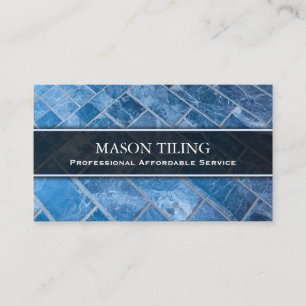 Professionell Flooring and Tiler - Affärskort Visitkort