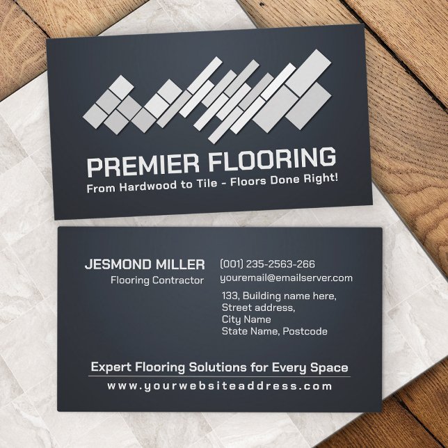 Professionell Flooring Services - Golv installatio Visitkort (Skapare uppladdad)