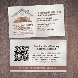 Professionell Flooring Services - Golv installatio Visitkort