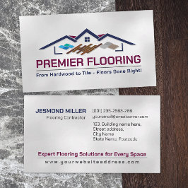 Professionell Flooring Services - Golv installatio Visitkort