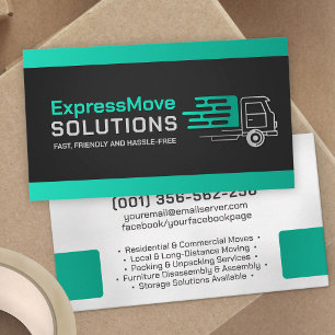 Professionell Flytta Services - Omlokalisering Visitkort