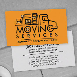 Professionell Flytta Services - Omlokalisering Visitkort