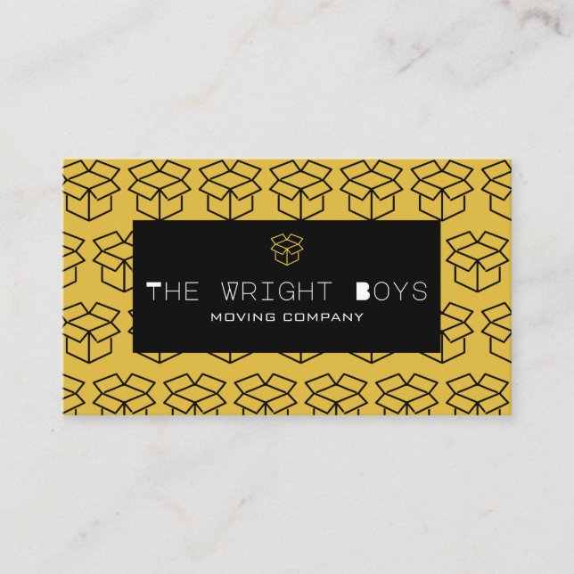 Professionell Flyttjänst Visitkort (Framsida)