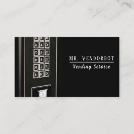 Professionell Food Vending Maskin Service Visitkort