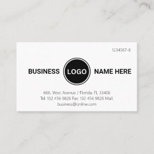 Professionell för anpassningsbar Circle Logotyp Co Visitkort