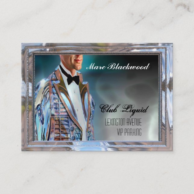 Professionell för Barrone II visitkortelegant Visitkort (Framsida)