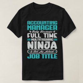 Professionell för befattning i redovisningsansvari t shirt