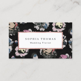Professionell för blommigt av modern klassisk svar visitkort