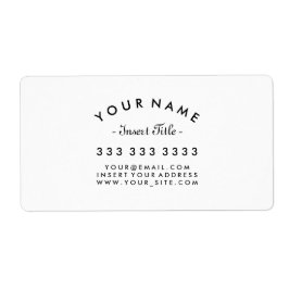 Professionell för böjd text fraktsedel