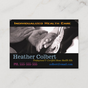 Professionell för Caregiver HelpingU Trusting Visitkort