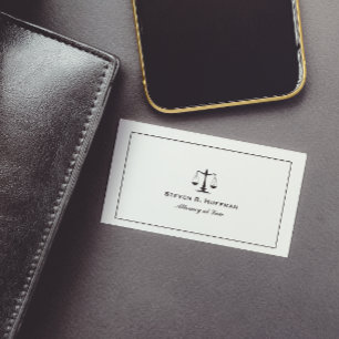 Professionell för den klassiska ram-justitieminis Visitkort