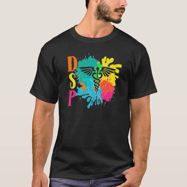 PROFESSIONELL för direktsupport för DSP Caduceus T Shirt (Framsida)