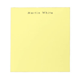 Professionell för enkel Elegant, modern Gult Anteckningsblock