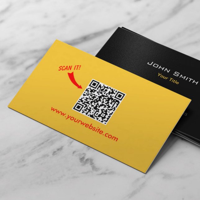 Professionell för enkel sökning i QR-kod med enkel Visitkort (Skapare uppladdad)