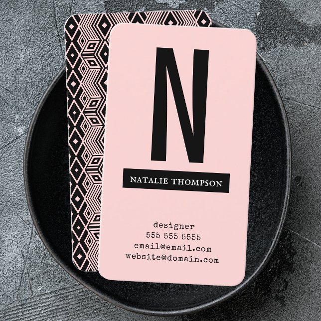 Professionell för fet enkel Trendig Modern minimal Visitkort (Skapare uppladdad)