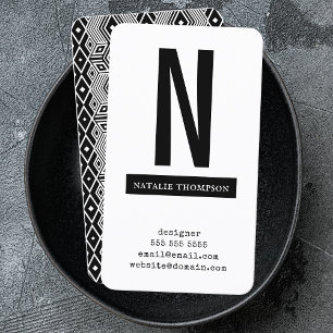 Professionell för fet enkel Trendig Modern minimal Visitkort