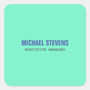 Professionell för fet Snyggt Fyrkantigt Klistermärke