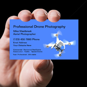 Professionell för flygfotografi visitkort
