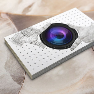 Professionell för fotografifotografdirektör visitkort