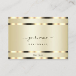 Professionell för glamorös och Elegant Guld Effekt Visitkort