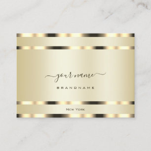 Professionell för glamorös och Elegant Guld Effekt Visitkort