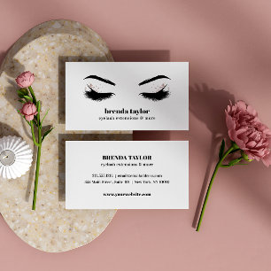 Professionell för Glamous Makeup Artist Eyelash Visitkort