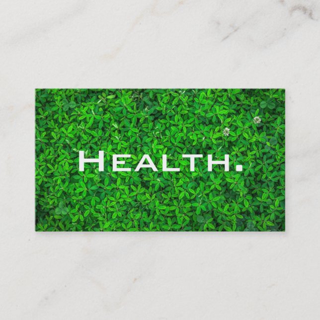 Professionell för hälso- och sjukvård - Personlig  Visitkort (Framsida)