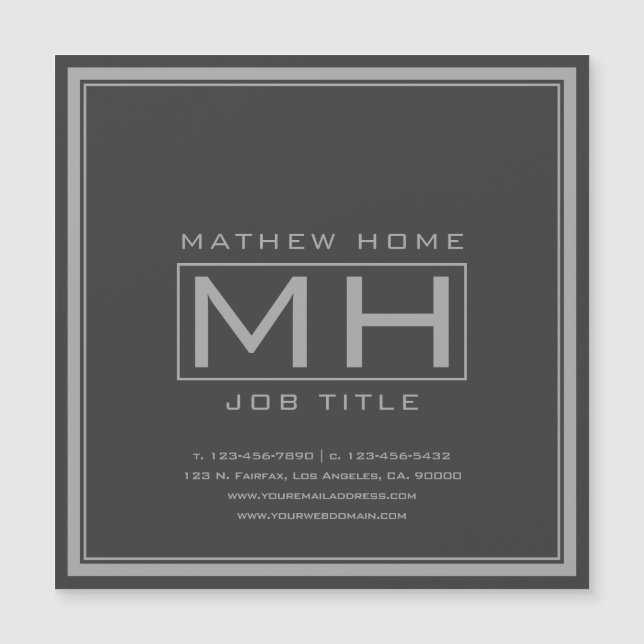 Professionell för handGrått och Mörk Grått (Framsida)