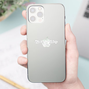 Professionell för Kreativ i Bröllop Elegant Modern Klistermärken