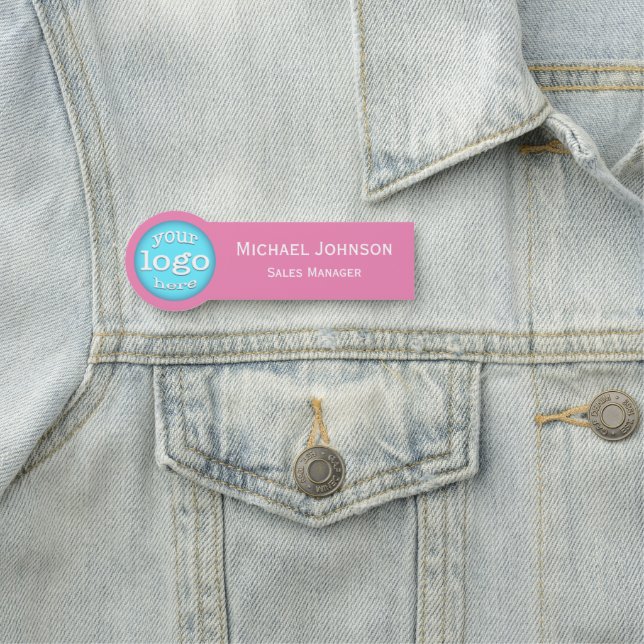 Professionell för medarbetare i den moderna Anpass Namnbricka (På plats)