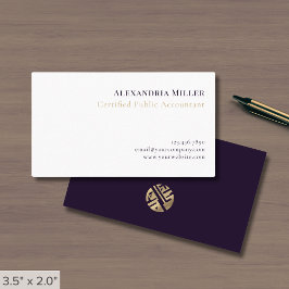 Professionell för minimal Elegant Visitkort