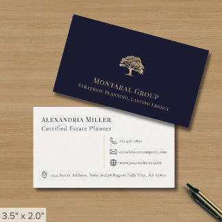 Professionell för minimal Elegant Visitkort