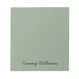 Professionell för minimalistisk Grönt enkel Anteckningsblock