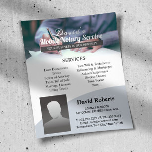 Professionell för Mobile Notary & Loan Signing Age Flygblad