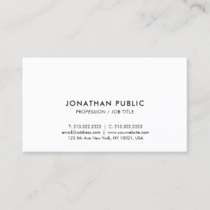 Professionell för modern Elegant för minimal desig Visitkort