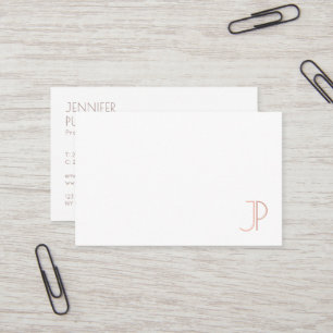 Professionell för modern Elegant i monogrammall Visitkort
