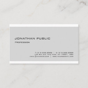 Professionell för modern Elegant - minimalistisk d Visitkort