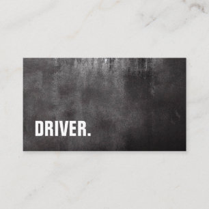 Professionell för modern minimalistisk DRIVER med Visitkort