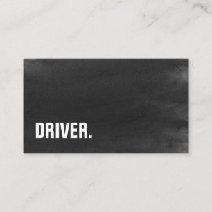 Professionell för modern minimalistisk DRIVER med  Visitkort