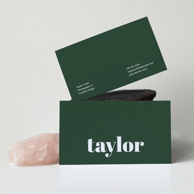 Professionell för modern minimalistisk Snyggt och  Visitkort (Skapare uppladdad)