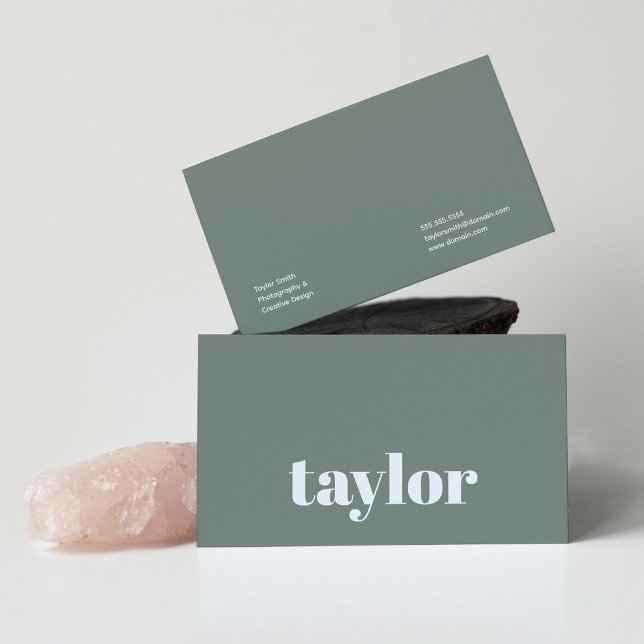 Professionell för modern minimalistisk Snyggt och  Visitkort (Skapare uppladdad)