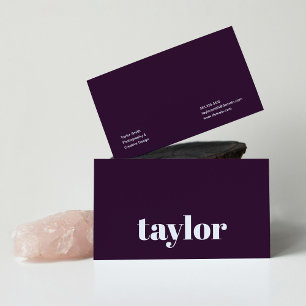 Professionell för modern minimalistisk Snyggt och Visitkort