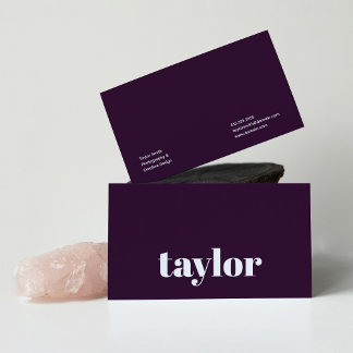 Professionell för modern minimalistisk Snyggt och  Visitkort